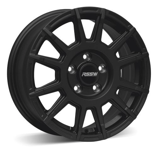 5x110 Gravel Satin Black Rims - 17", 18"