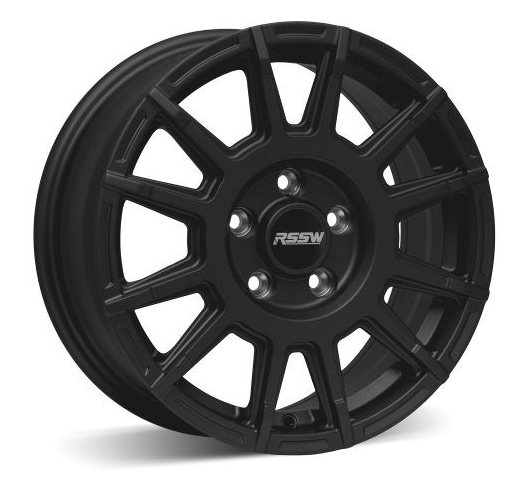 5x115 Gravel Satin Black Rims - 17", 18"