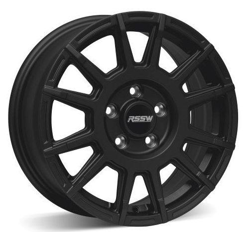 5x114.3 Gravel Satin Black Rims - 17", 18"