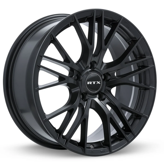 5x114.3 RTX Vertex Satin Black 16", 17", 18"