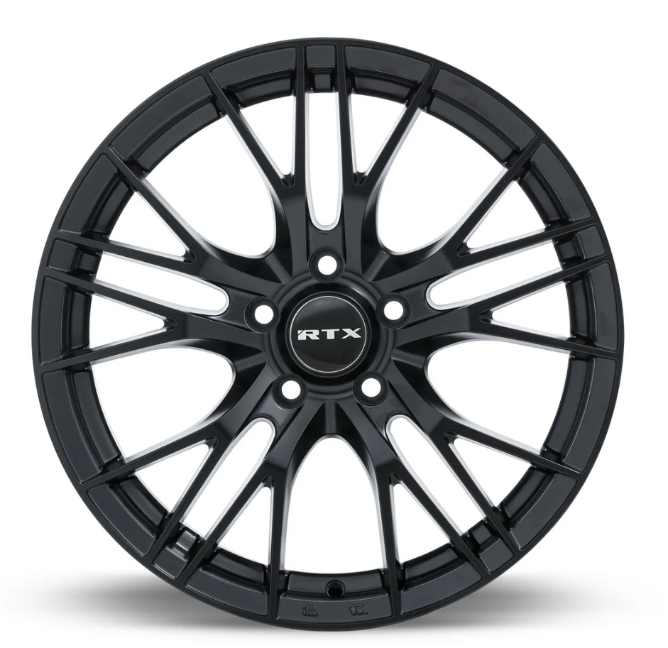 5x114.3 RTX Vertex Satin Black 16", 17", 18"