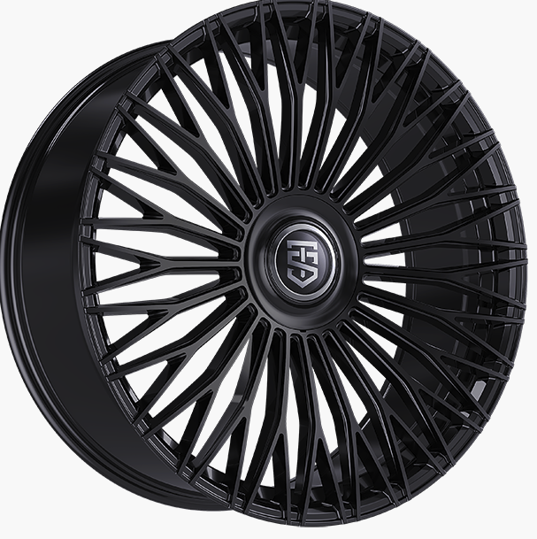 5×112, 5x114.3 TIS 507 Gloss Black – 20", 22"