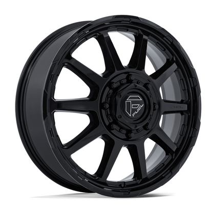 Fuel Circuit Gloss Black Dually Rims – 20", 22", 24"