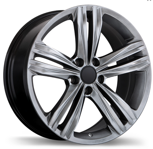5x112 Replica R205 Dark Hyper Silver 16", 17"