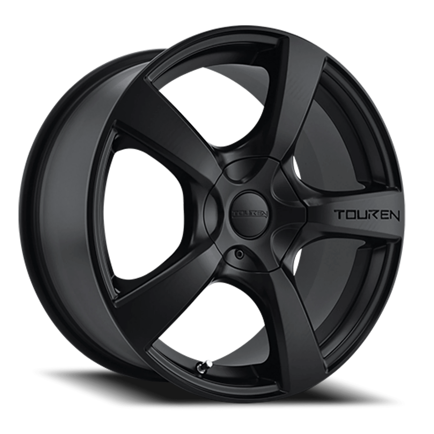 Touren TR9 matte black 17-inch wheel front view