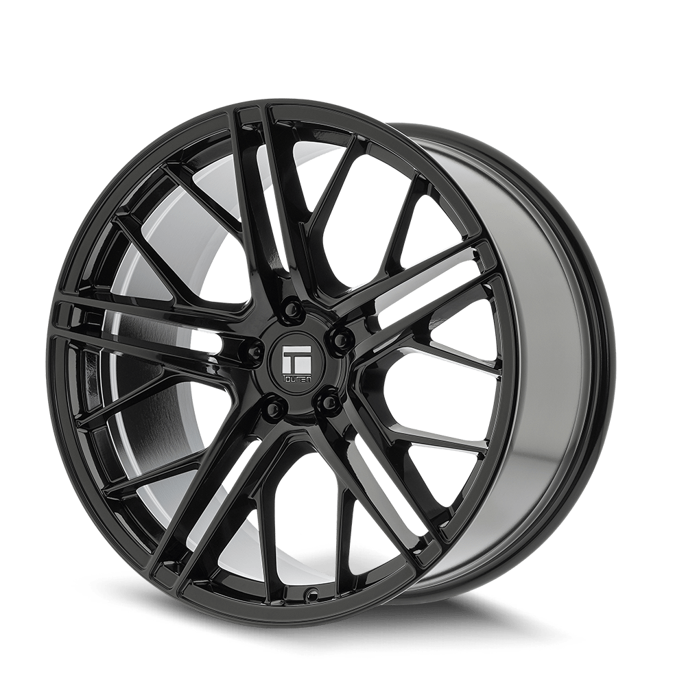 Touren TF07 gloss black rim spoke detail