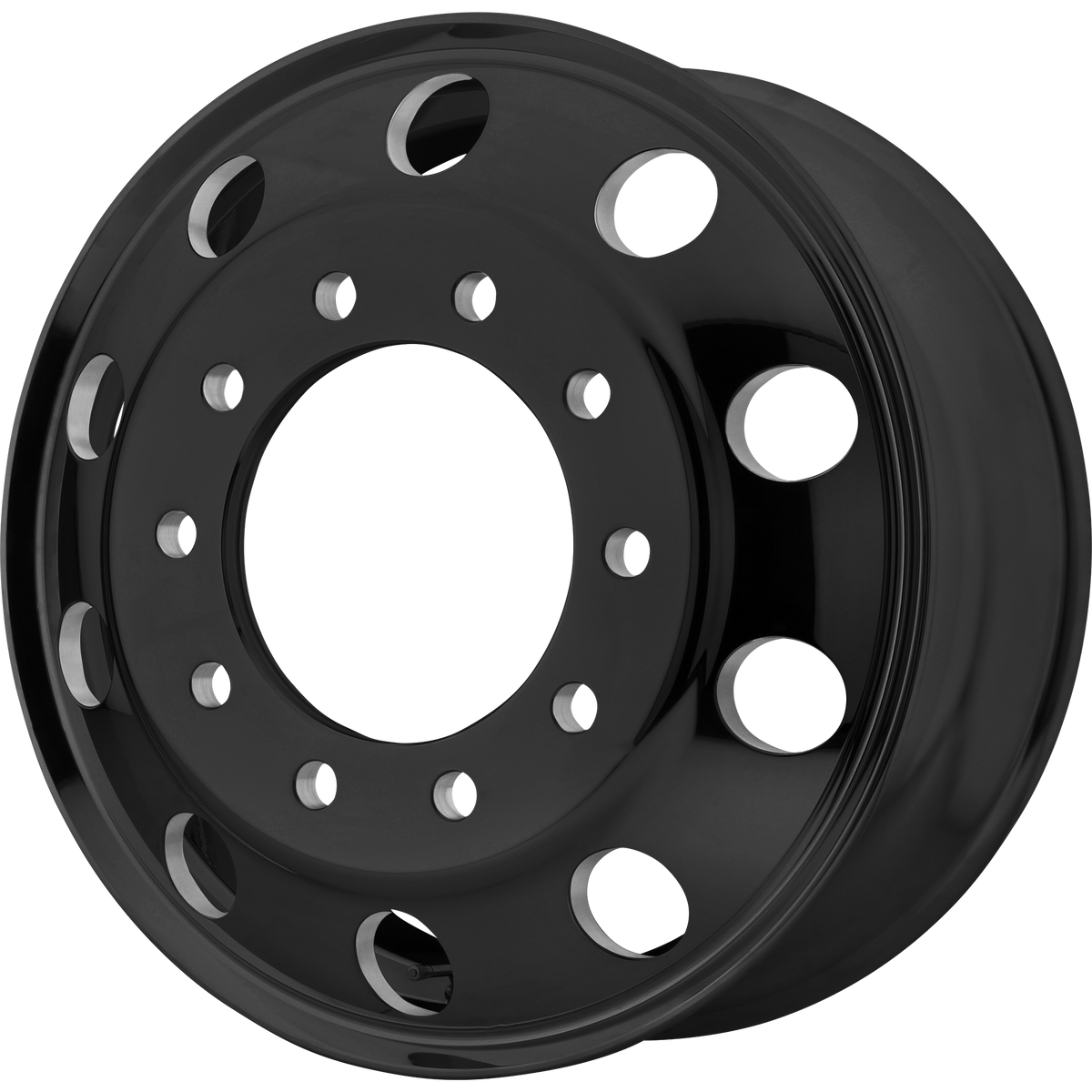ATX AO200LT blackout 22.5x8.25 semi truck wheel, 10x285.75