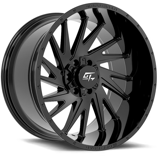 20x9 GT Tomahawk Gloss Black