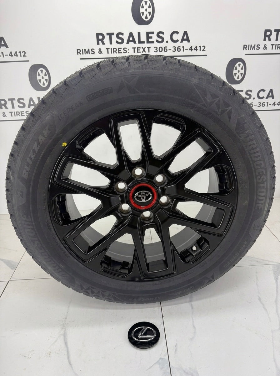 Bridgestone Blizzak Icepeak Winter Tires on 17", 18" or 20" TRD Rims 6x139