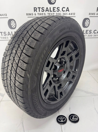 Bridgestone Blizzak Icepeak Winter Tires on 17" TRD Rims 6x139.7 - R&T Sales