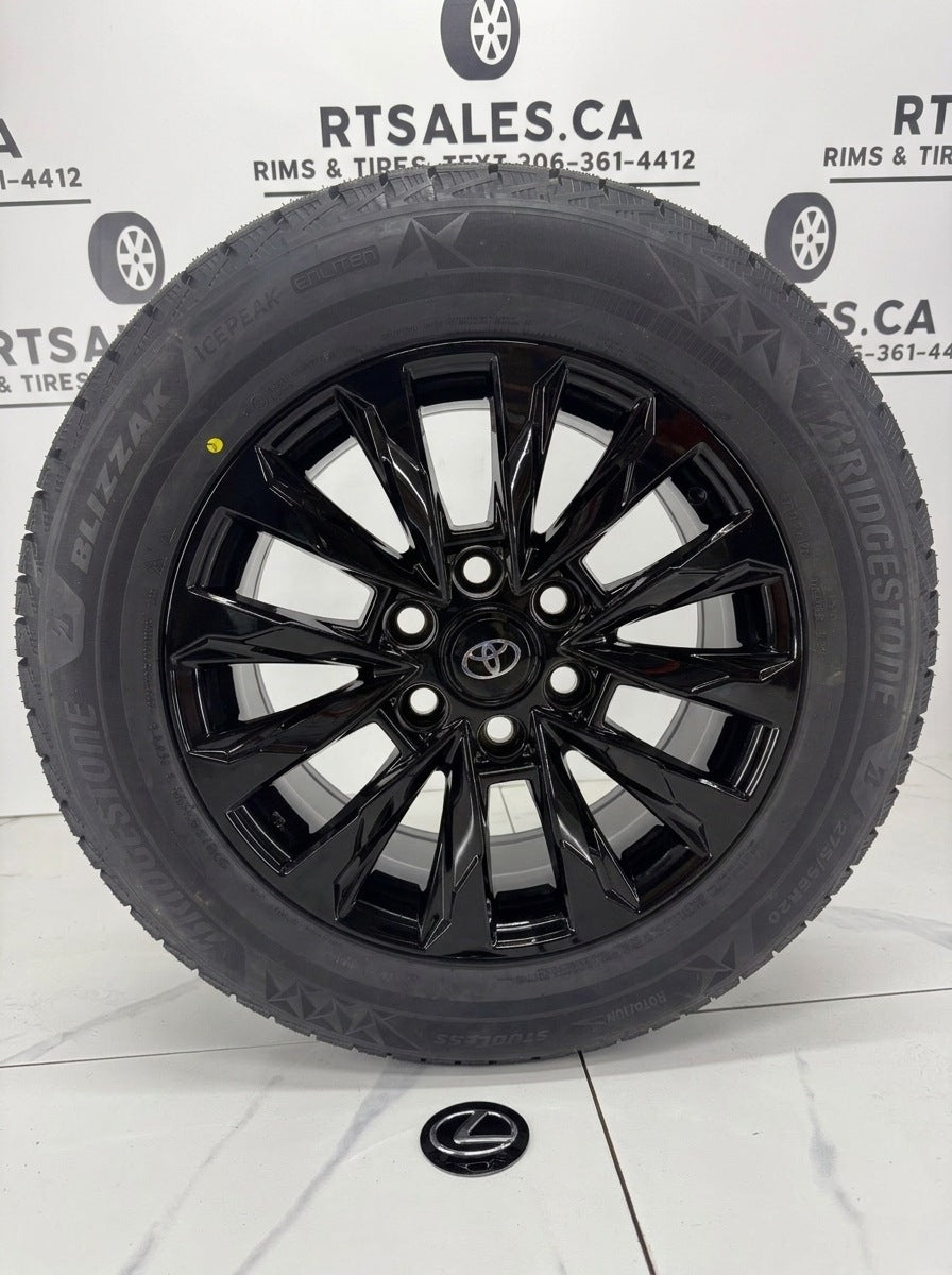 Bridgestone Blizzak Icepeak Winter Tires on 18" or 20" Replica Rims 6x139.7