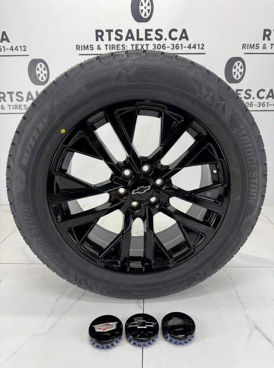 Bridgestone Blizzak Icepeak Winter Tires on 20" or 22" Replica Rims 6x139