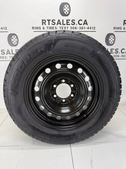 Cooper Endeavor Snow Claw Winter Tires on 18" or 19" Steel Rims 6x120