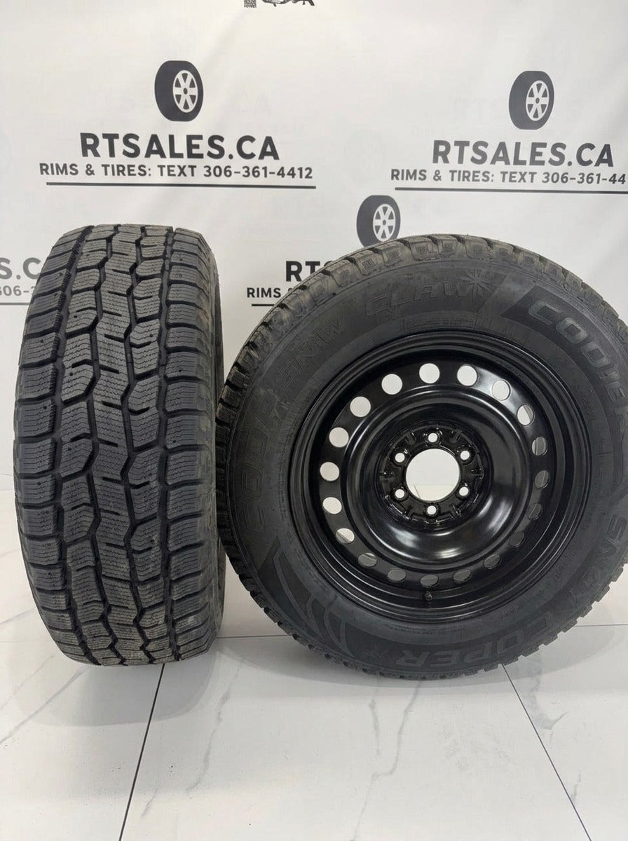 Cooper Snow Claw Winter Tires on 17", 18" or 20" Steel Rims 6x135