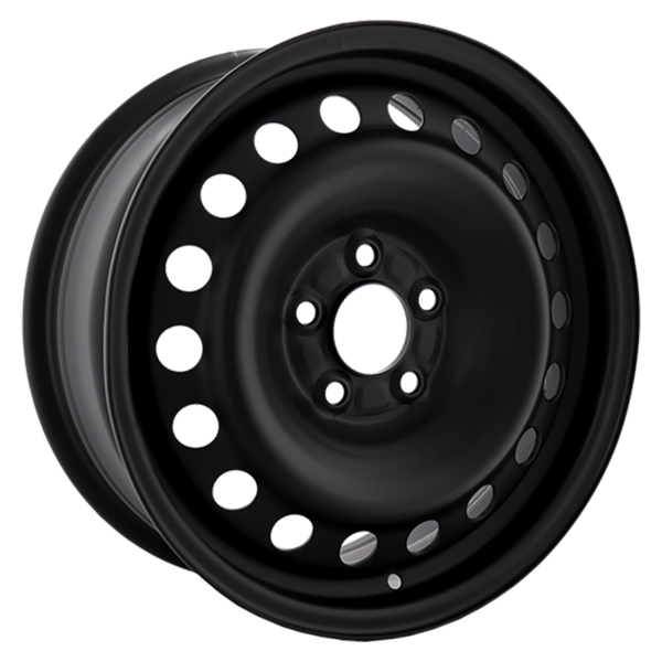 15" & 16" Black Steel Rims 5x108 – Fusion, Focus & Taurus — 16x6.5 +43mm (65.1mm)