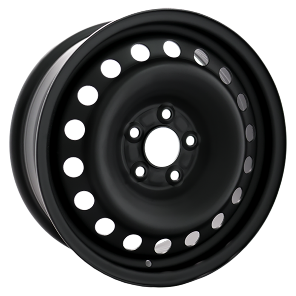15" & 16" Black Steel Rims 5x108 – Fusion, Focus & Taurus — 16x6 +42mm (63.4mm)
