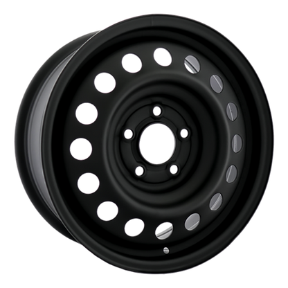 16x6.5 5x115 black steel wheel - R&T Sales