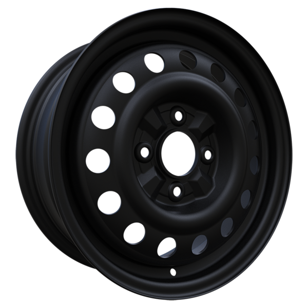 15" & 16" Black Steel Rims 4x114.3 – Accord, Elantra & Altima — 15x6 +45mm (67.1mm)
