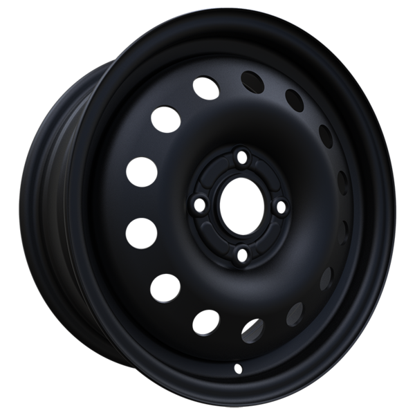15" & 16" Black Steel Rims 4x108 – Focus, Fiesta & EcoSport — 15x6 +47mm (63.4mm)