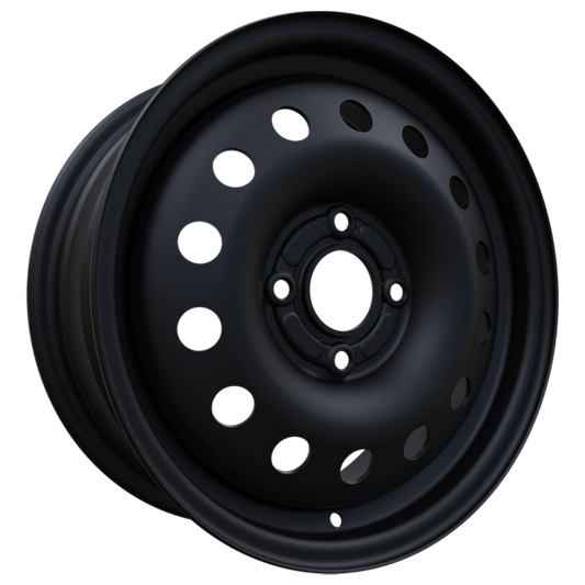 15" & 16" Black Steel Rims 4x108 – Focus, Fiesta & EcoSport — 15x6 +47mm (63.4mm)
