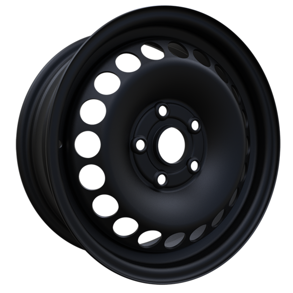 15x6 Black Steel Rims 5x112 – Jetta, A4 Quattro & Passat