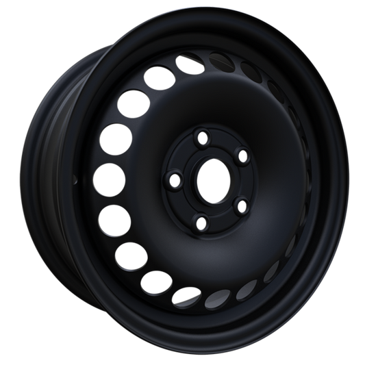 15x6 Black Steel Rims 5x112 – Jetta, A4 Quattro & Passat