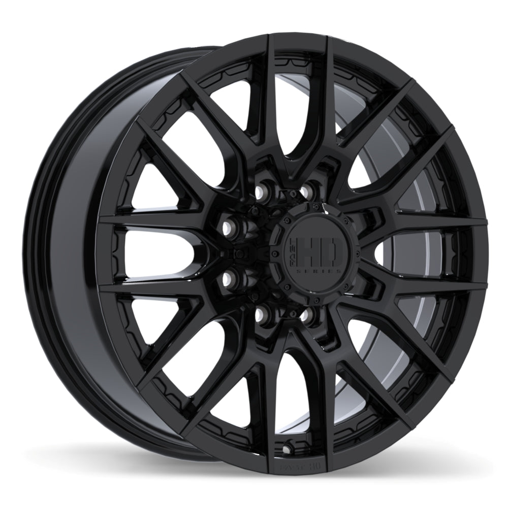 18" & 20" Fast HD Noctura Gloss Black Rims 8x165 – Ram 2500 & 3500 — Gloss Black
