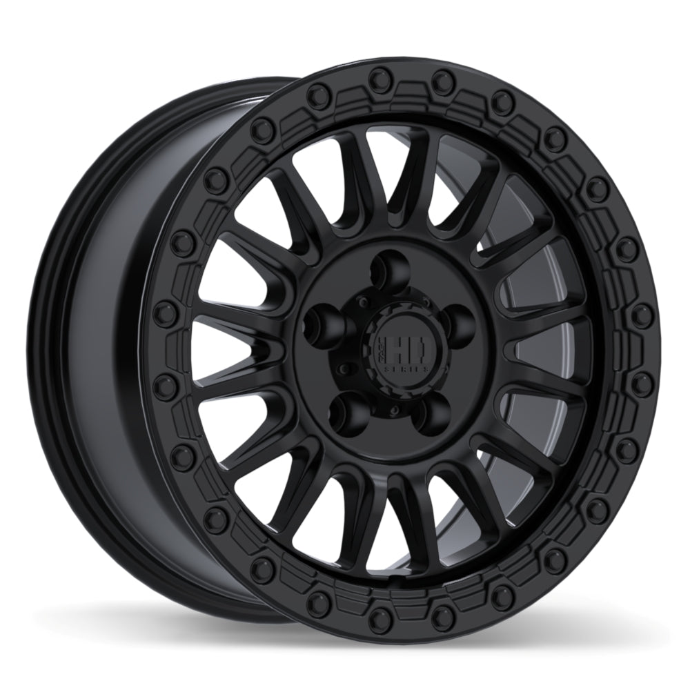 5x127, 6x135, 6x139 Fast Surge Satin Black Rims 17", 18" — 5-lug