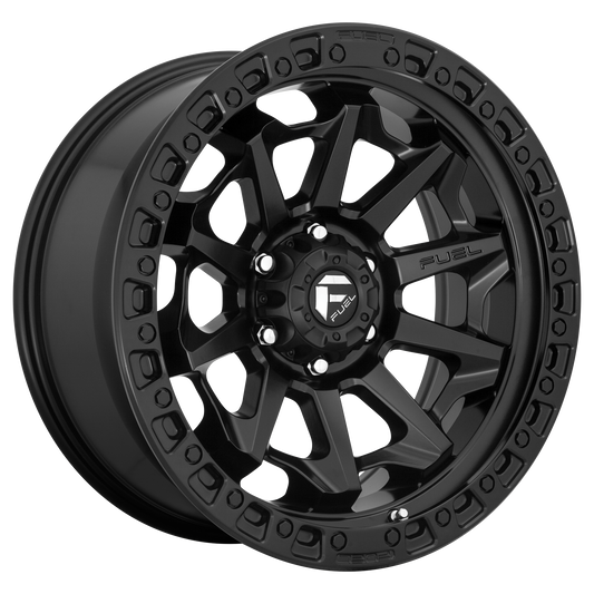17x9 Fuel Covert Rims 5x127 — Matte Black