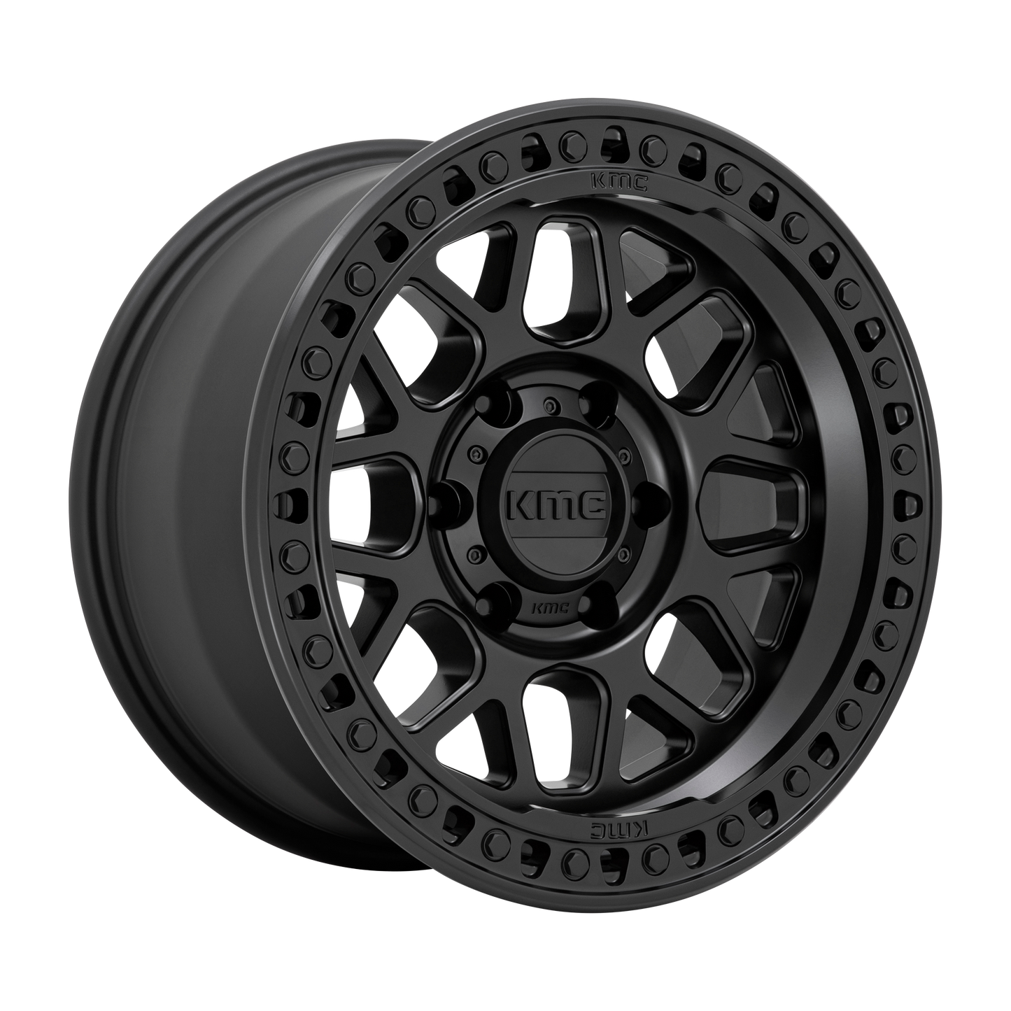 18x8.5 KMC GRS Rims 6x135 — Satin Black