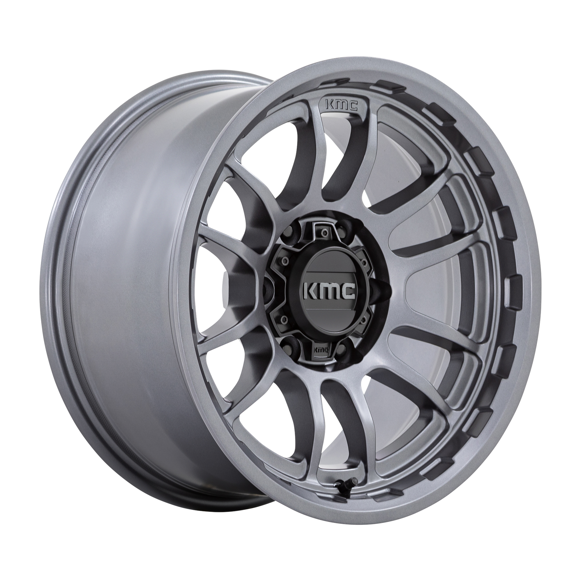 20x9 KMC Wrath Rims 5x127 — Matte Anthracite