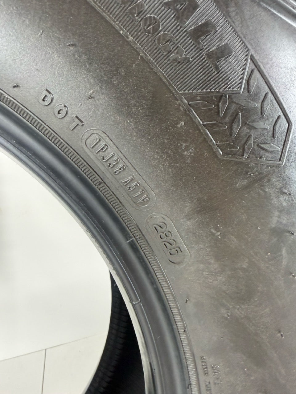 DOT date code 2825 on LT305/70R18 Goodyear Wrangler Territory MT takeoff tire