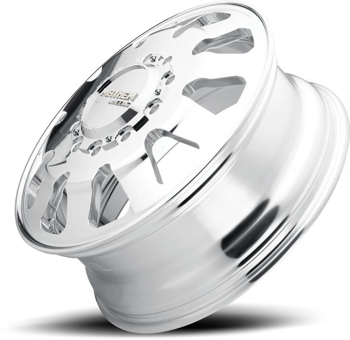 22" Mayhem Challenger 8181 Polished Dually Rims 10x225