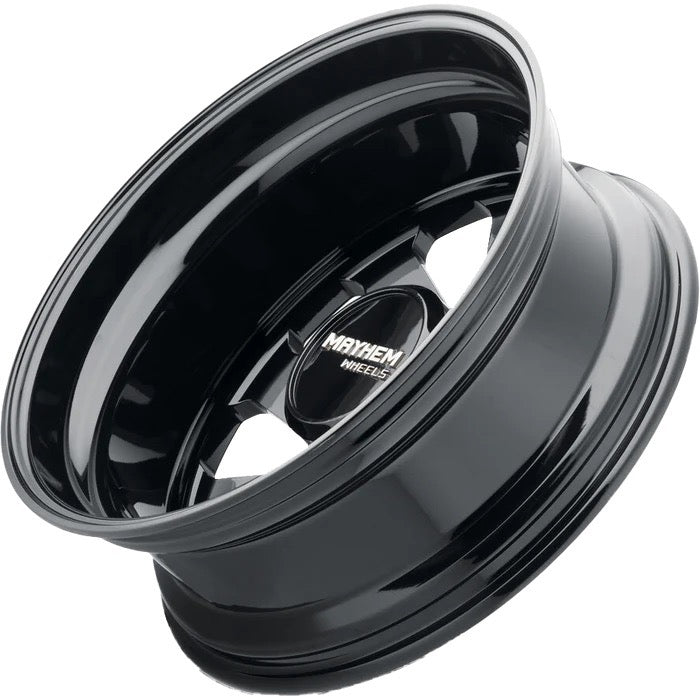 22" Mayhem Challenger 8181 Gloss Black Dually Rims 10x225