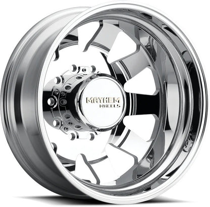 22" Mayhem Challenger 8181 Polished Dually Rims 10x225