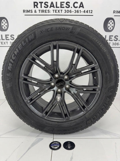 Michelin X-Ice Snow Winter Tires on 17" Replica R222 Rims 5x108