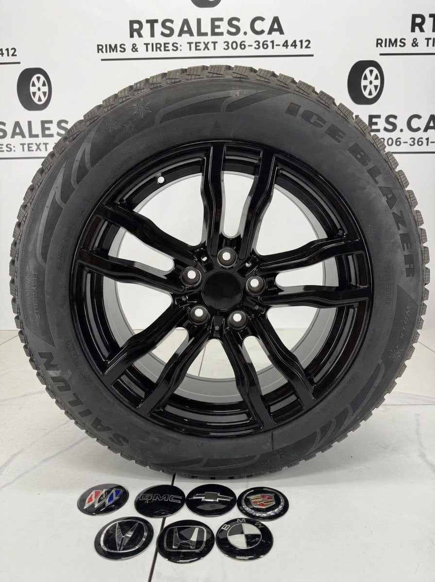 Sailun Ice Blazer WSTX Winter Tires on 18" Replica R200 Rims 5x120 BMW