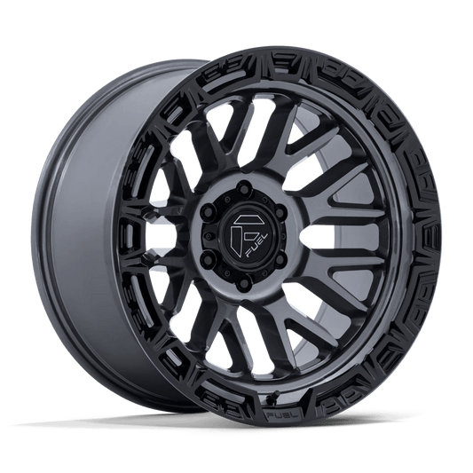 17x9 Fuel Rail Gloss Gunmetal Black Lip Rims 6x139.7