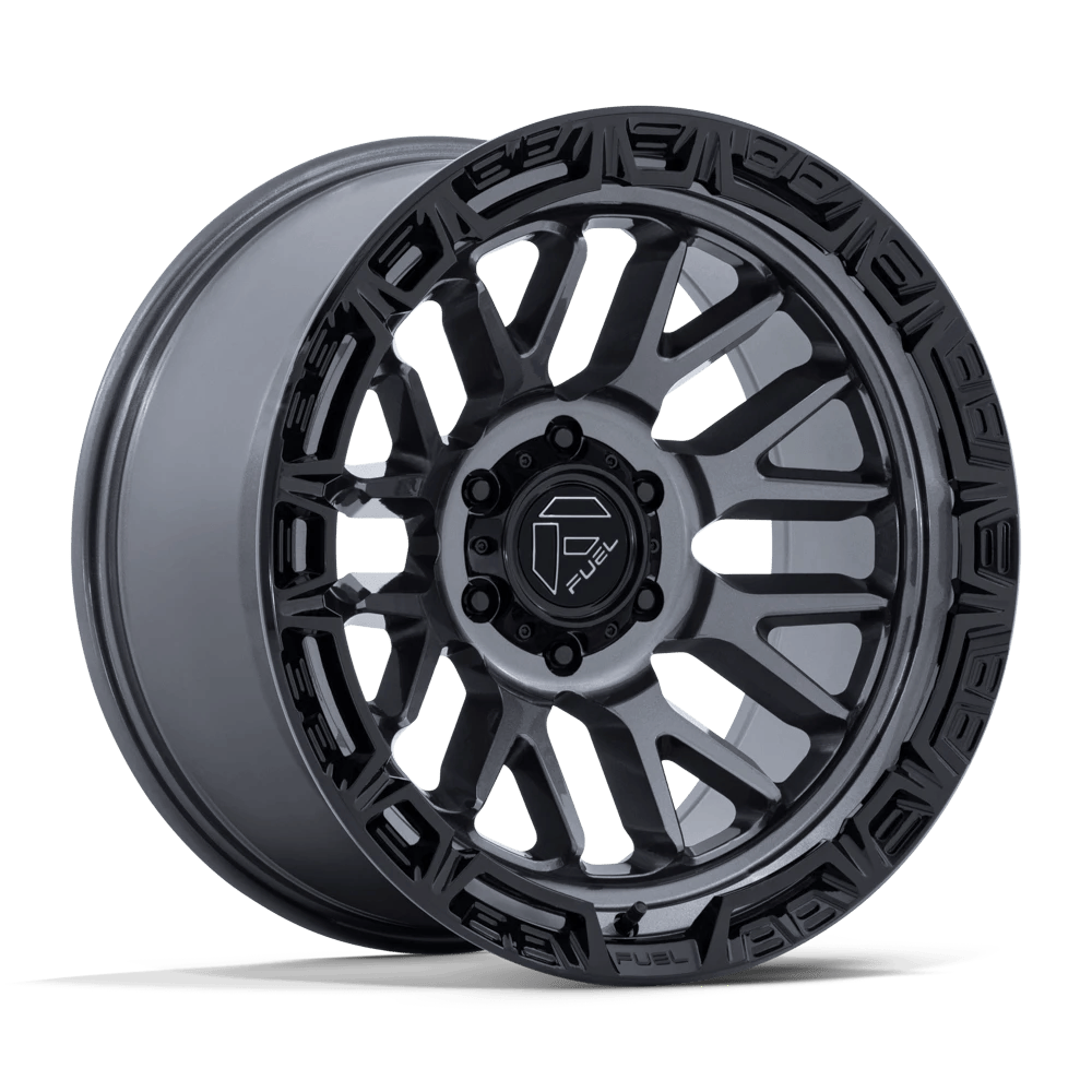 17x9 Fuel Rail Gloss Gunmetal Black Lip Rims 6x139.7 - photo 2