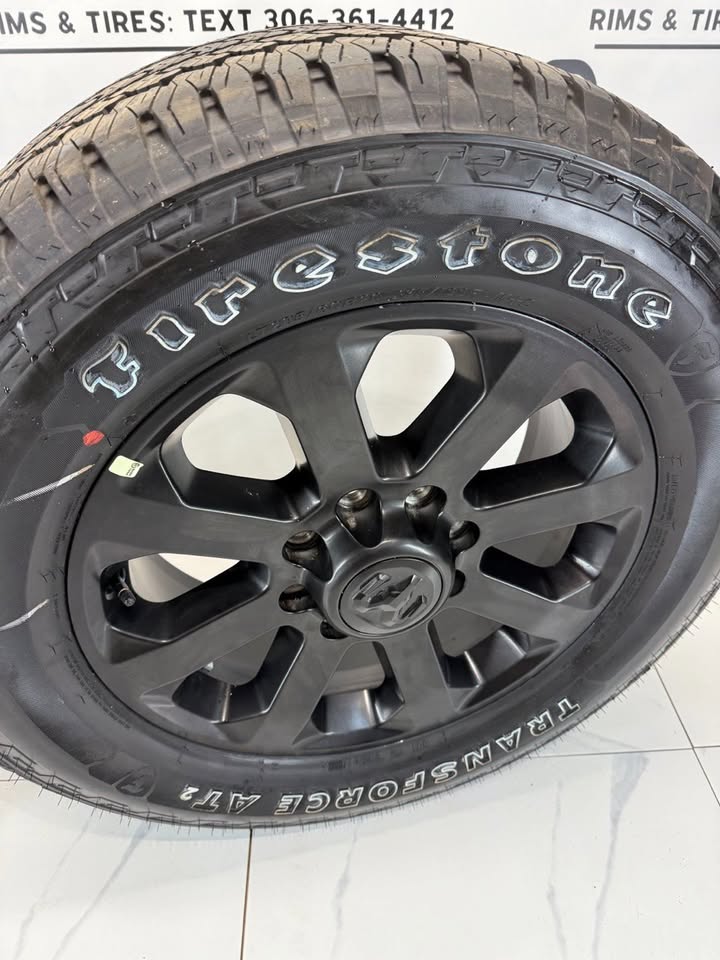 LT 285/60/20 Firestone Transforce AT2 tires on 20" Ram 2500/3500 rims 8x165 (Takeoffs) - R&T Sales