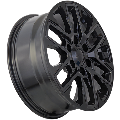 Replica R409 Gloss Black rim 6x139 for Ford Bronco & Ranger, side view
