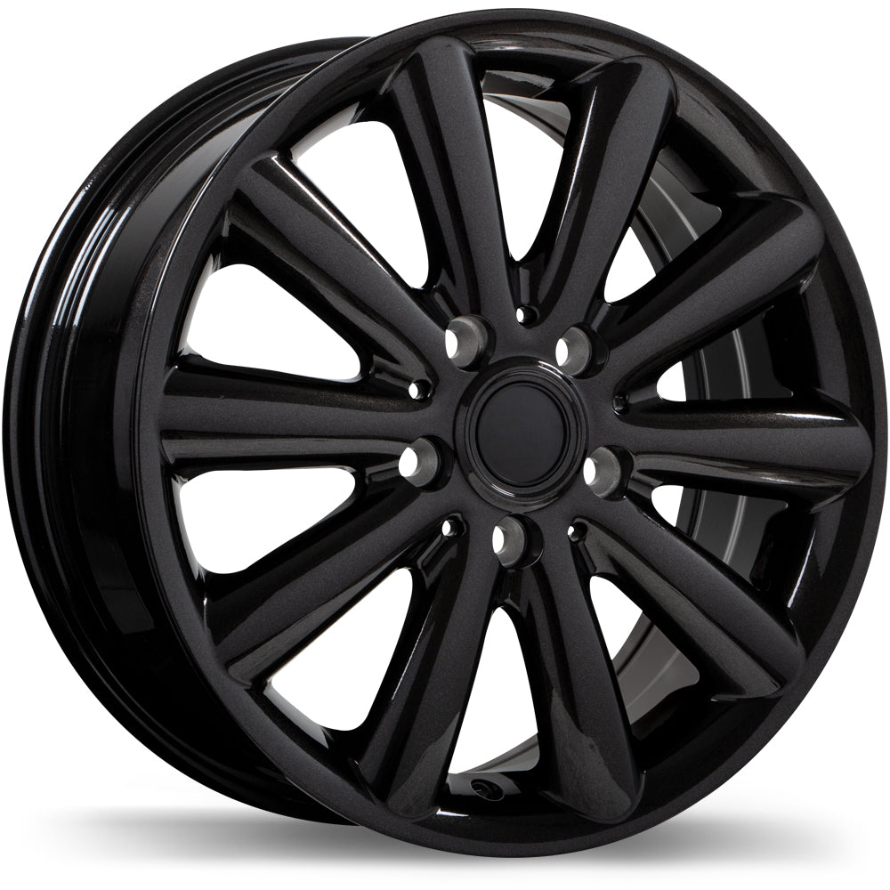16" & 17" Replika R181 Titanium Black Rims 5x112 – MINI Cooper, Cooper Countryman & Clubman — Titanium Black