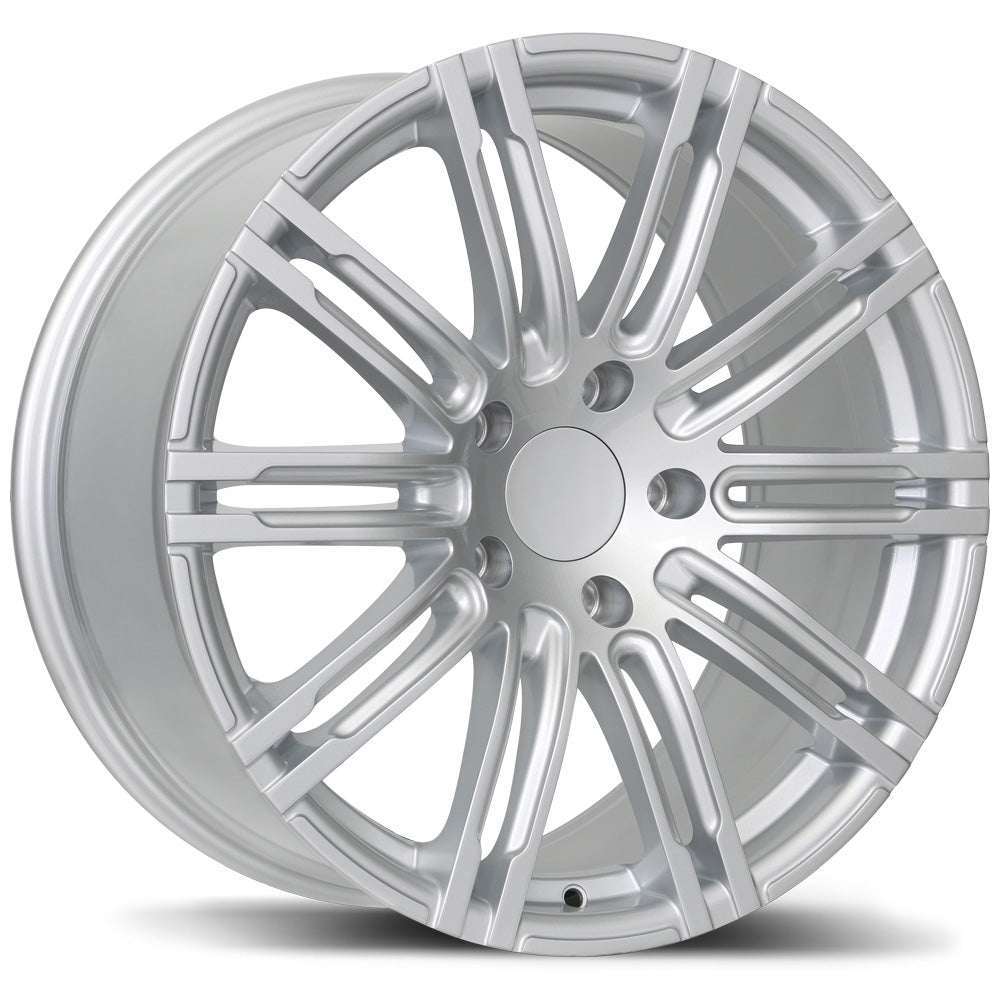 19x8.5 Replika R188 Gloss Silver Rims 5x130 — Gloss Silver