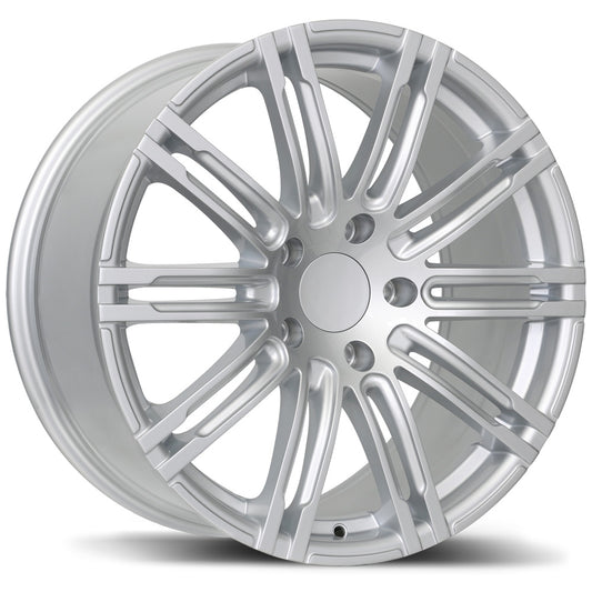 19x8.5 Replika R188 Gloss Silver Rims 5x130 — Gloss Silver