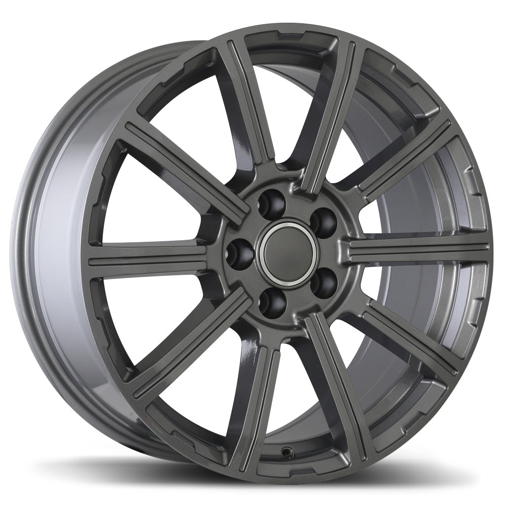 18" & 20" Replika R193 Gloss Gunmetal Rims 5x112 – Audi S5, RS5 & Mercedes E350 — Gloss Gunmetal