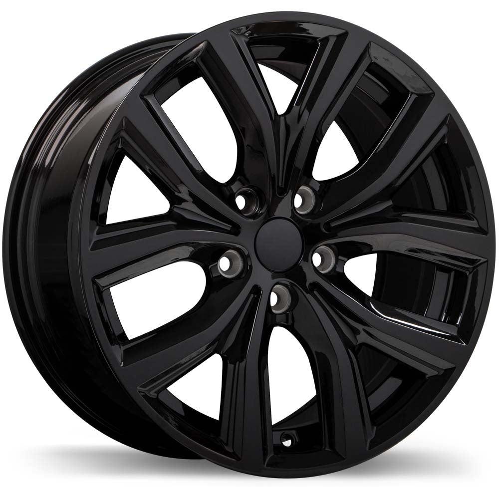 18x8 Replika R194 Gloss Black Rims 5x112 – Audi A4, S4 & A6 — Gloss Black