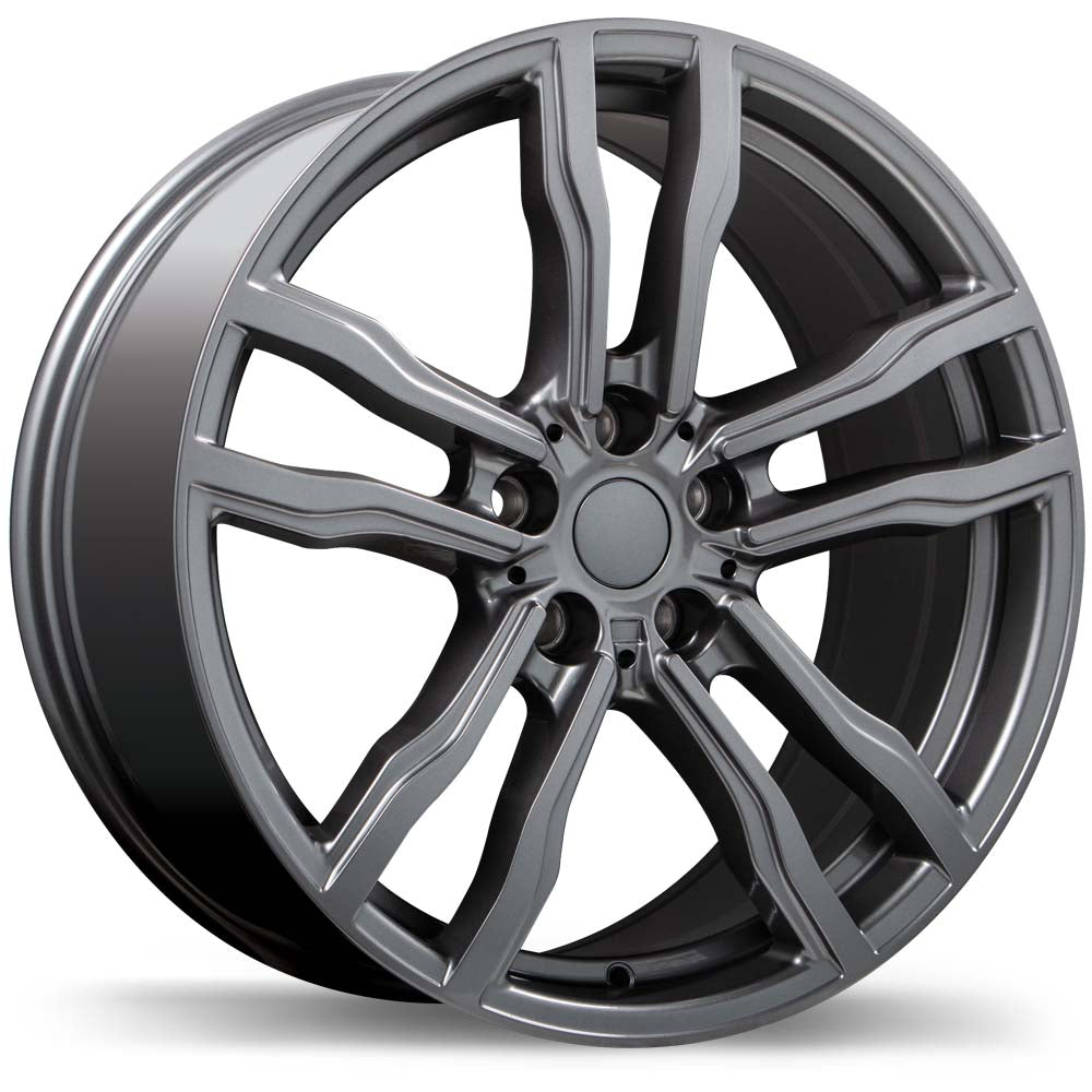 19x8.5 Replika R200 Gloss Gunmetal Rims 5x112 – Audi S5, S6 & A5 Sportback — Gloss Gunmetal
