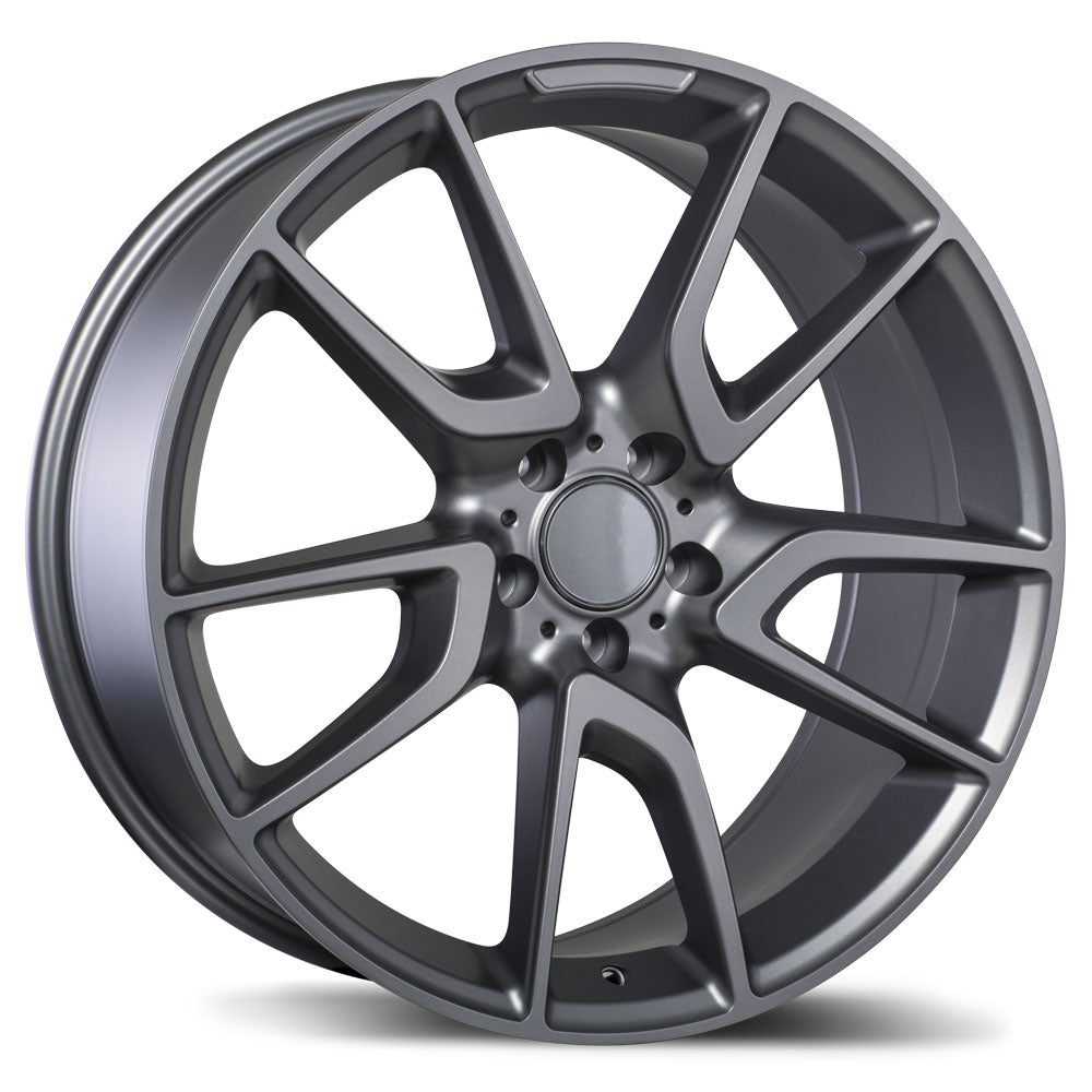 20x8.5 Replika R207 Matte Gunmetal Rims 5x112 – Audi S6, A6 & A6 Allroad — Matte Gunmetal