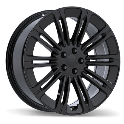 20" Replika R277 Gloss Black Rims 5x120 — Gloss Black