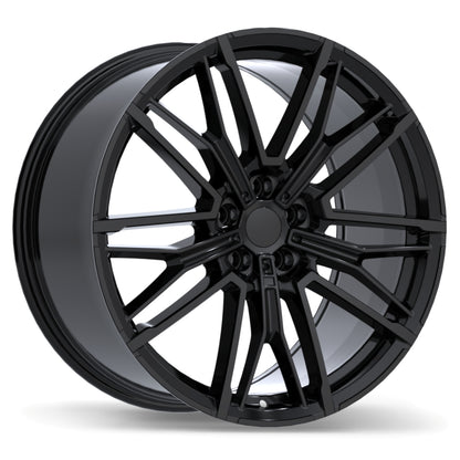 20x9 Replika R283 Gloss Black Rims 5x112 — Gloss Black